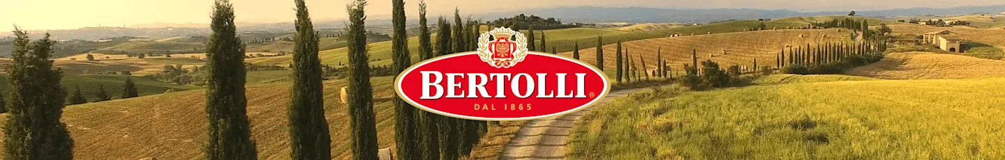 Landschap met het logo van Bertolli