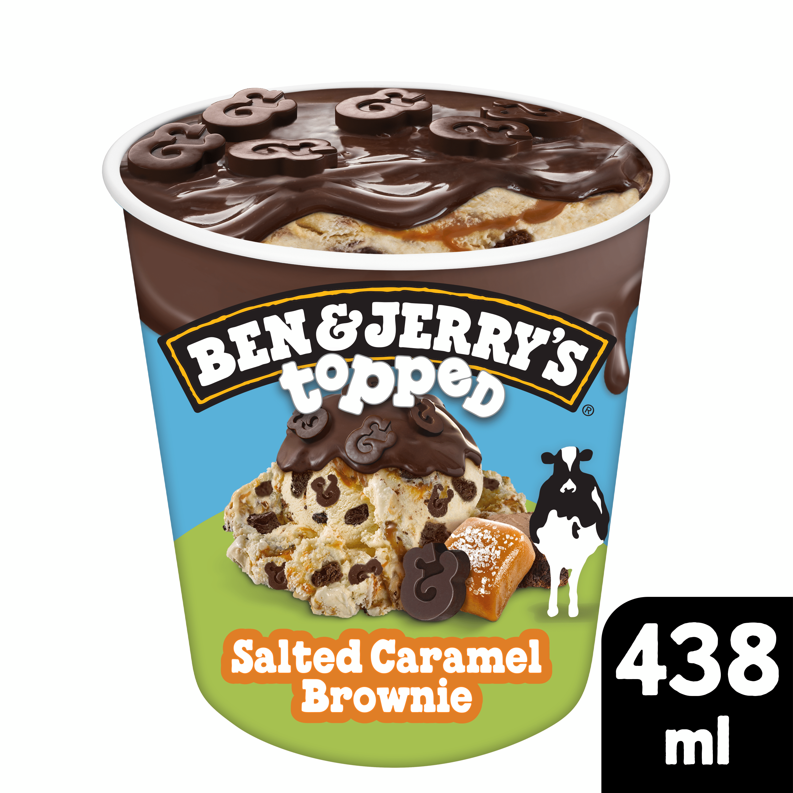 Ben Jerry S Ijs Topped Salted Caramel Brownie Per Beker Ml