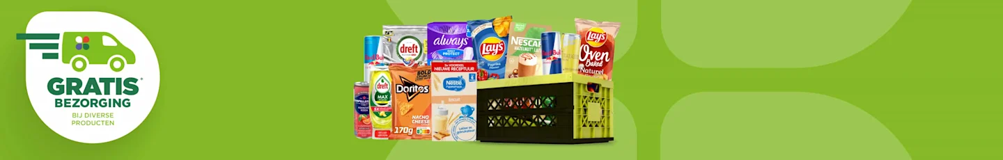 Gratis bezorging op verschillende producten