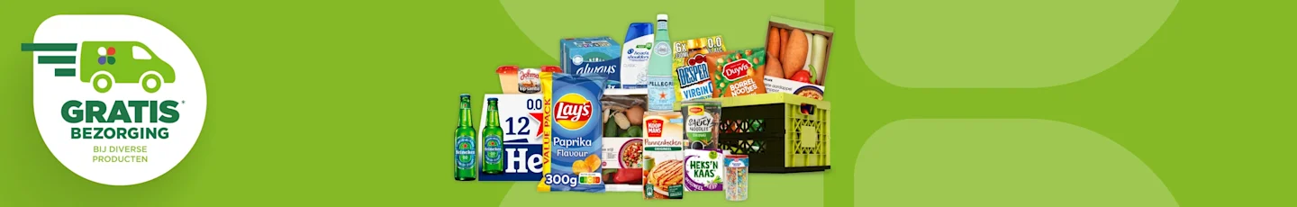 Gratis bezorging op verschillende producten