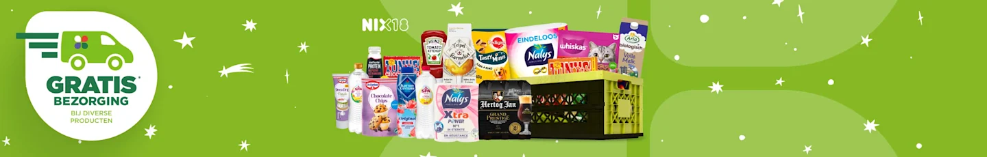 Gratis bezorging op verschillende producten