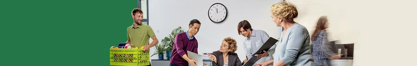 Laat jouw boodschappen bezorgen op het werk, thuis of waar het jou uitkomt.