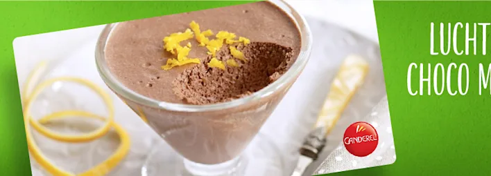 canderel choco mousse