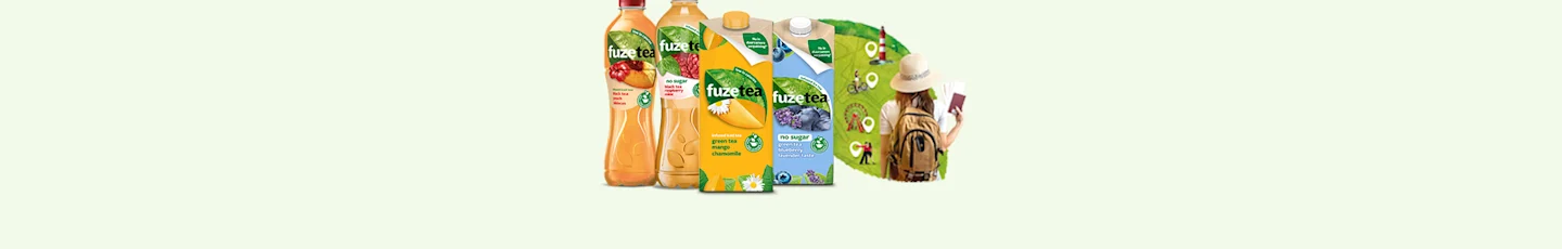 Producten van Fuze tea