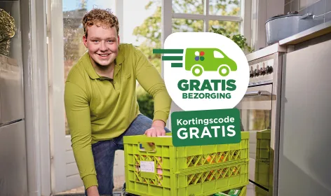 Graits bezorging met kortingscode GRATIS. Geldig van 12 t/m 18 november.