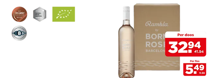 Born Rosé Barcelona Rambla Still Organic