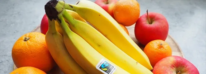 Einde reis van banaan