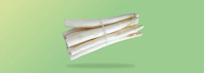 Verse asperges tijdens het aspergeseizoen