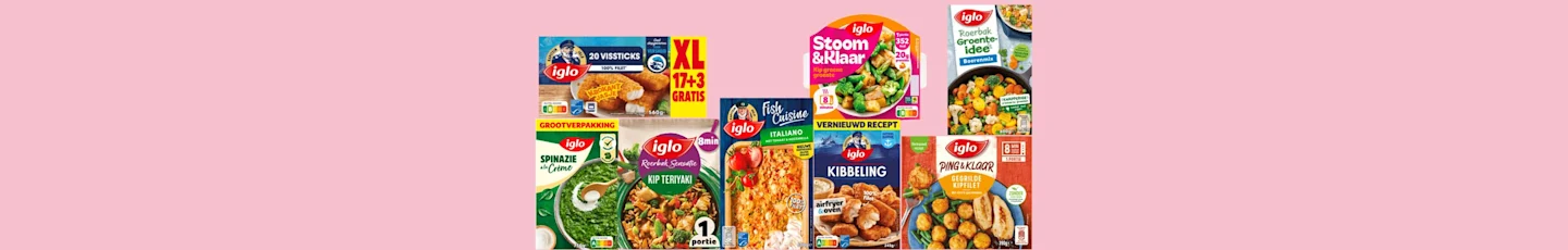 Het assortiment Iglo bij PLUS