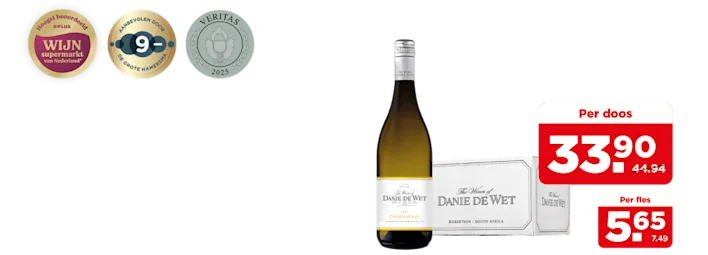 Danie de Wet Chardonnay Matured on the Lees
