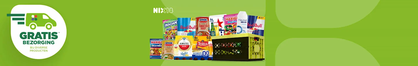 Gratis bezorging op verschillende producten