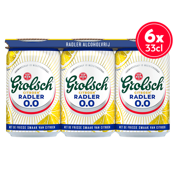 Grolsch Radler Citroen 0 0 Blik Per Set 1980 Ml