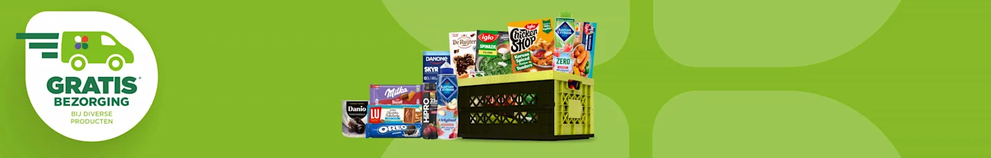 Gratis bezorging op verschillende producten