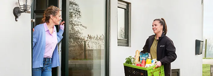 Online bestelling laten bezorgen