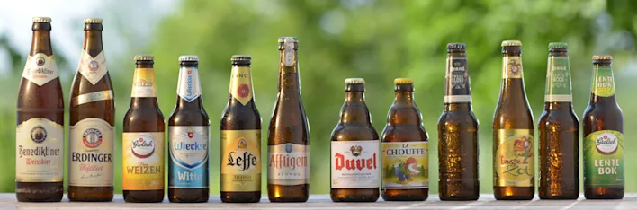 Selectie van twaalf zomerse witbieren.