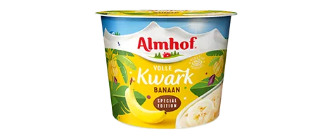 Almhof kwark special edition banaan