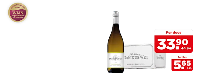 Danie de Wet Chenin Blanc White label