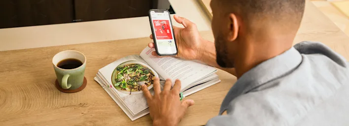 Boodschappen bestellen bij PLUS - mobiel keuken