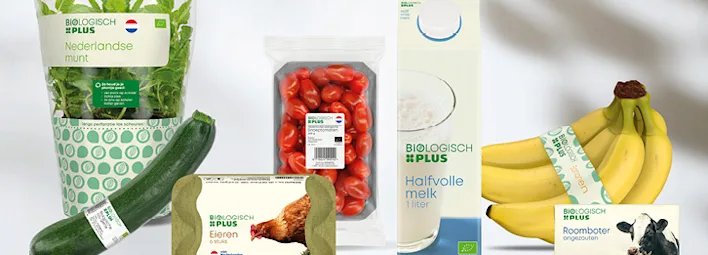 Biologische producten van PLUS.