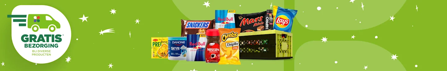 Gratis bezorging op verschillende producten