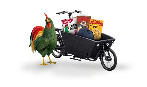 Maak kans op een Urban Arrow bakfiets of 1 jaar gratis Kellogg's!
