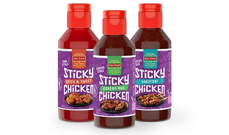 Go-Tan sticky chicken woksauzen