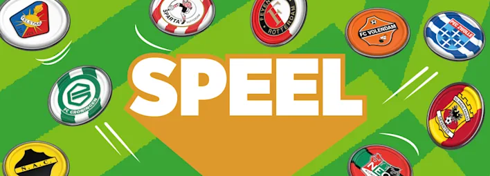 Cluppies van PLUS met de tekst "Speel".