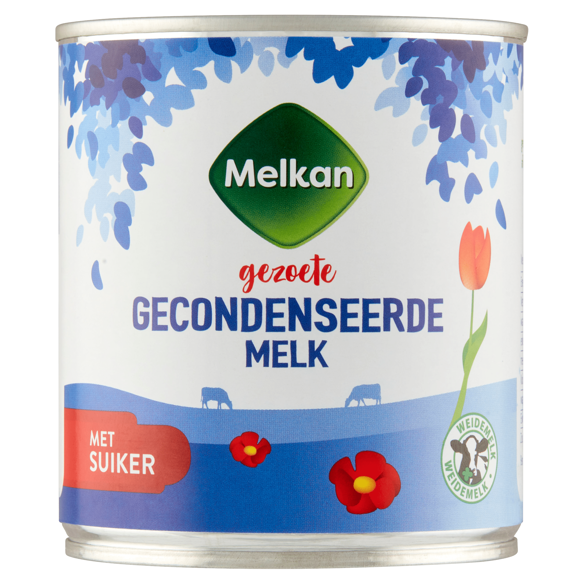 Melkan Gezoete Gecondenseerde Melk Per Blik 397 G