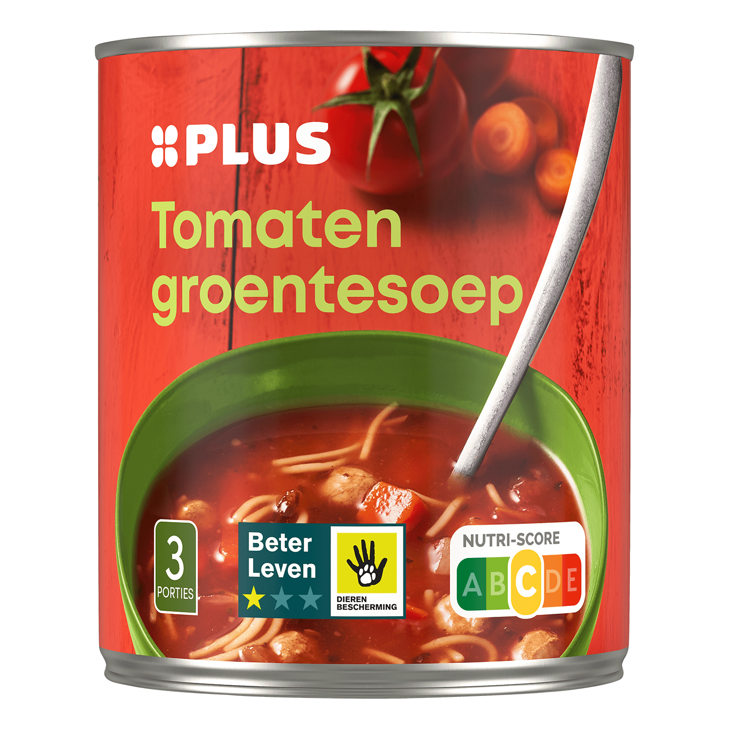 Plus Tomaten Groentesoep Blk Ster Per Blik Ml