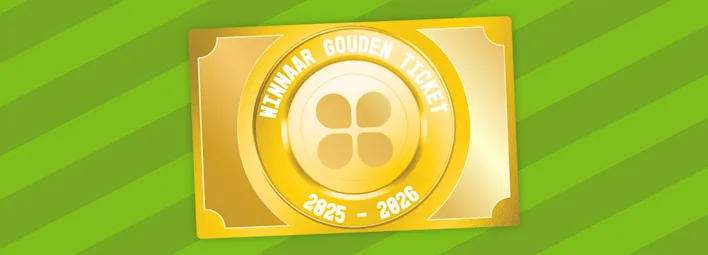 Gouden ticket voor Voetbalplaatjes.