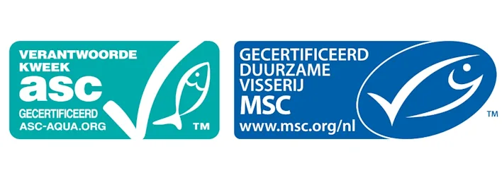 MSC & ASC keurmerken logo's.