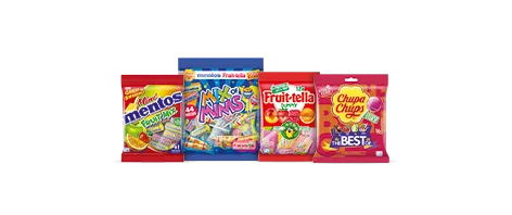 Mentos Fruittella en Chupa Chups uitdeelzakken