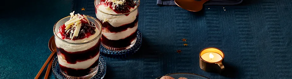 Bosvruchten tiramisu ‘in coppa’