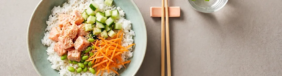 Sushibowl met zalm