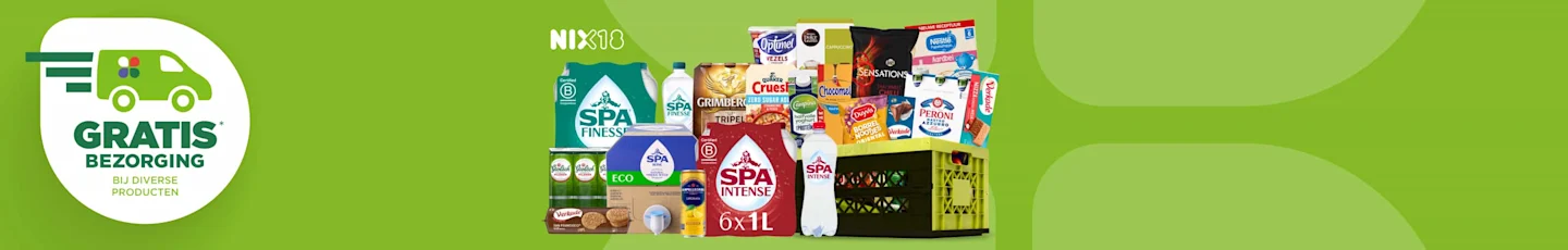 Gratis bezorging op verschillende producten