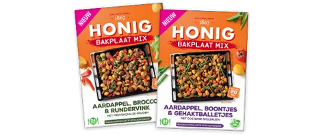 Honig bakplaatmixen