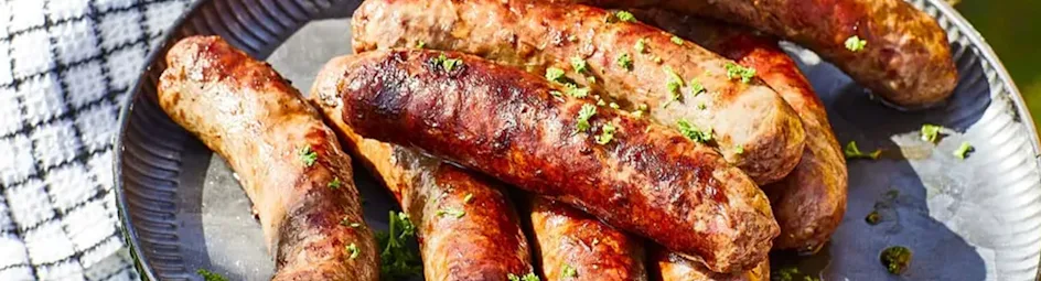 Afrikaanse ‘boerewors' met zoetzure saus