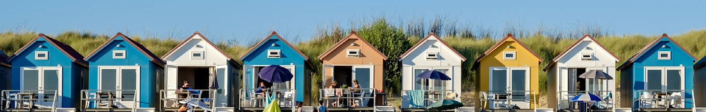 Vakantiepark huisjes.