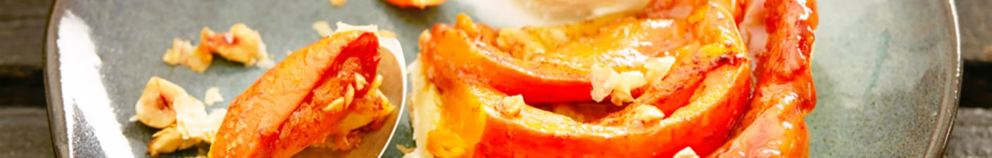 Pompoen recept van pompoentaart met IJs.