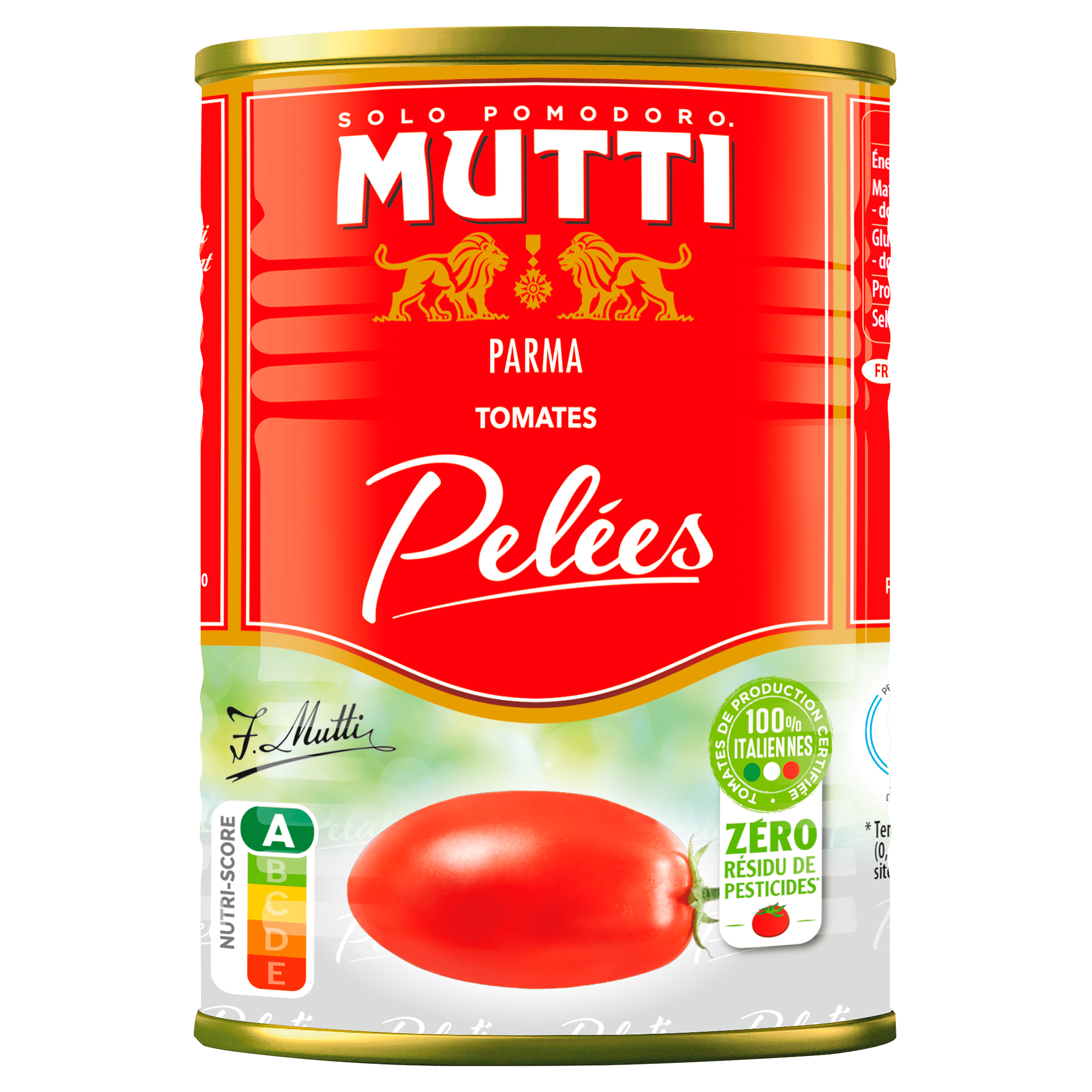 Mutti Pomodori Pelati Per Blik 400 G PLUS