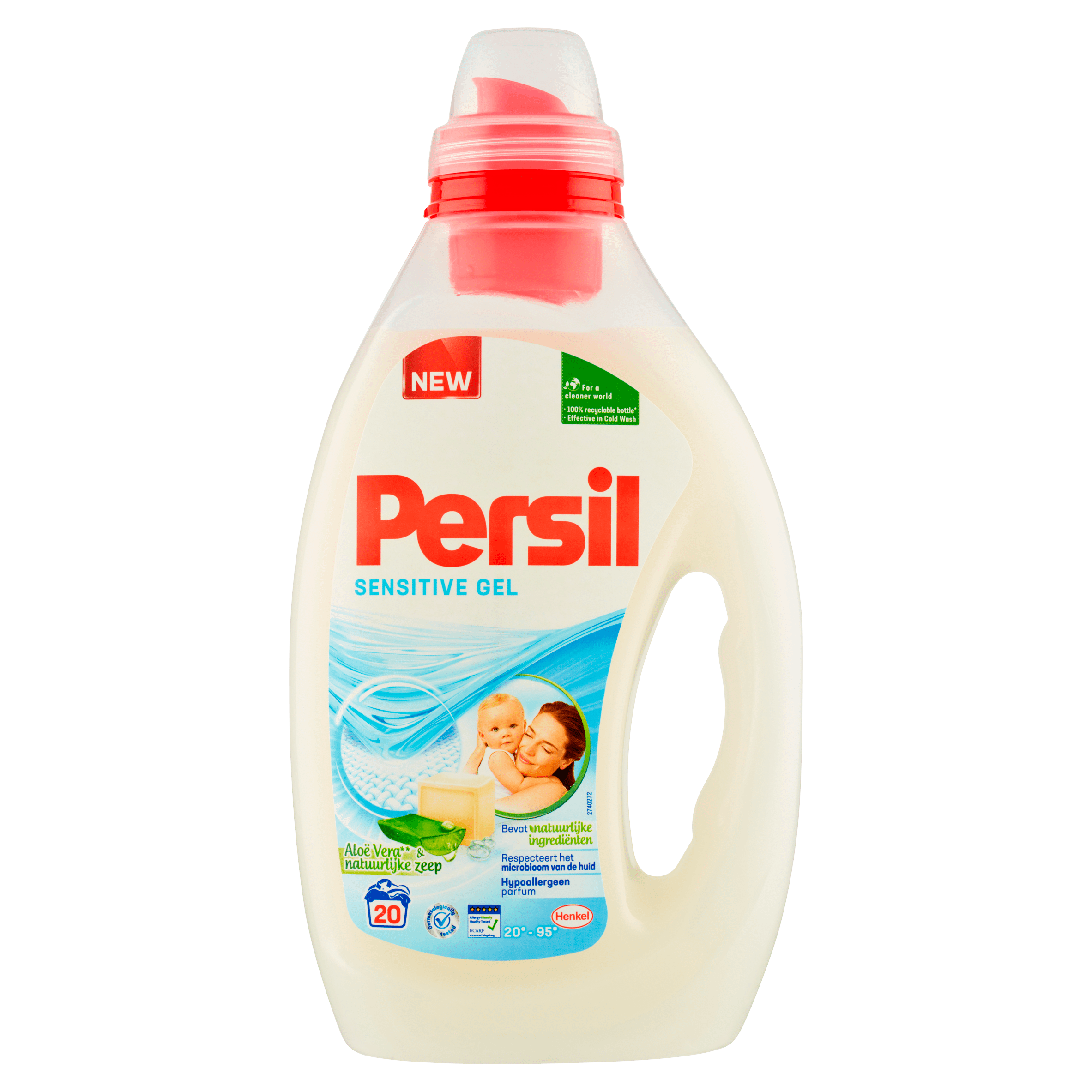 Persil Wasmiddel Gel Sensitive Sc Per Fles Liter Plus