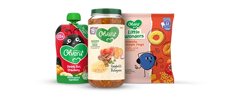 Olvarit potjes en knijpzakken in de aanbieding. Geldig van 19 t/m 25 november