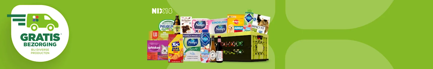 Gratis bezorging op verschillende producten