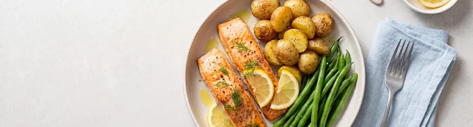 Snelle zalm uit de airfryer