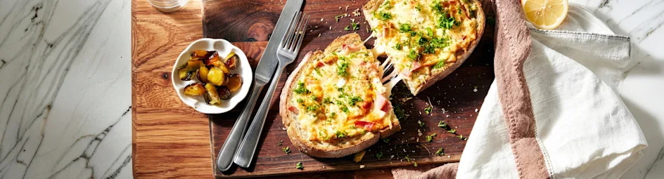 Croque monsieur van Korenlanders vloerbrood