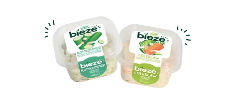 Bieze rauwkost salades