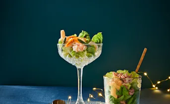 Garnalencocktail met asperges