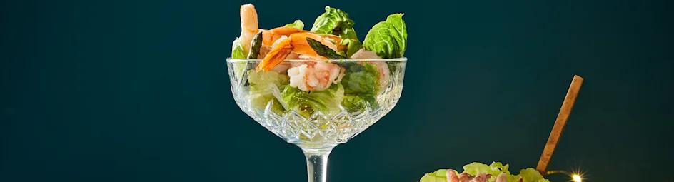 Garnalencocktail met asperges