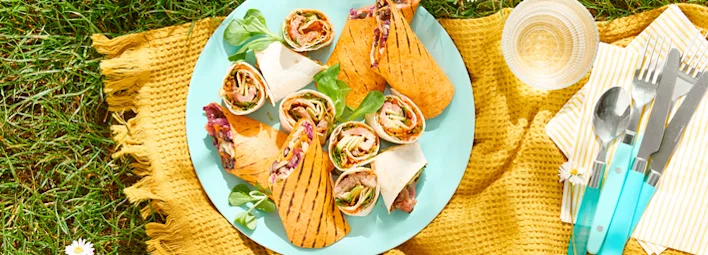 Wraps met biet-bonen-tomatensalsa