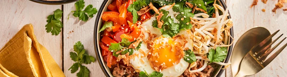 Koreaanse bibimbap
